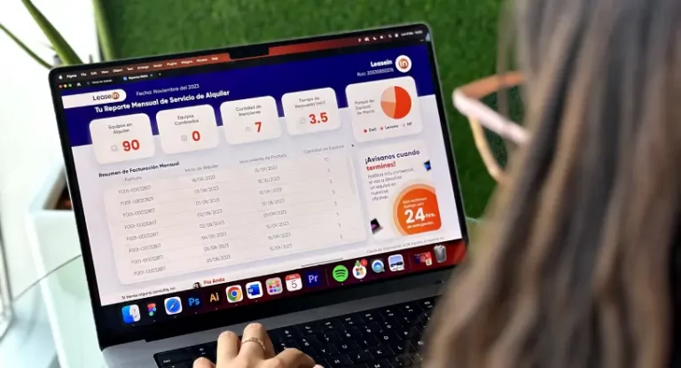 Supervisa y administra tu parque tecnológico con nuestro reporte mensual de alquiler